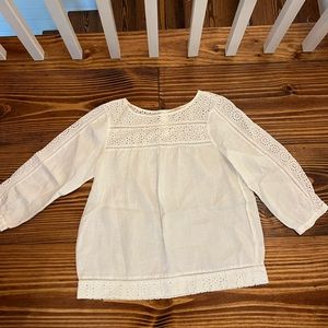 J.crew white linen shirt in perfect condition!